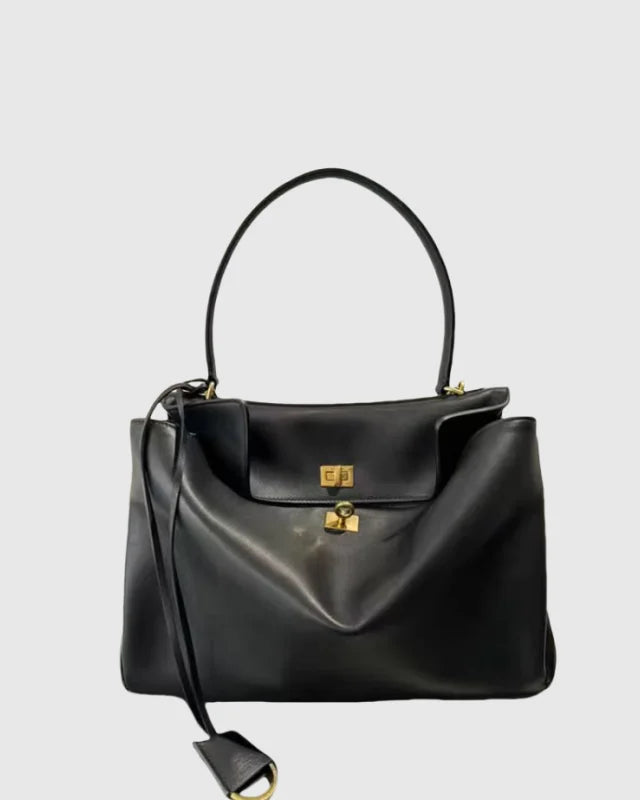 Bolsa Feminina em Couro Legítimo – Estilo Sofisticado com Alta Capacidade e Fecho Elegante