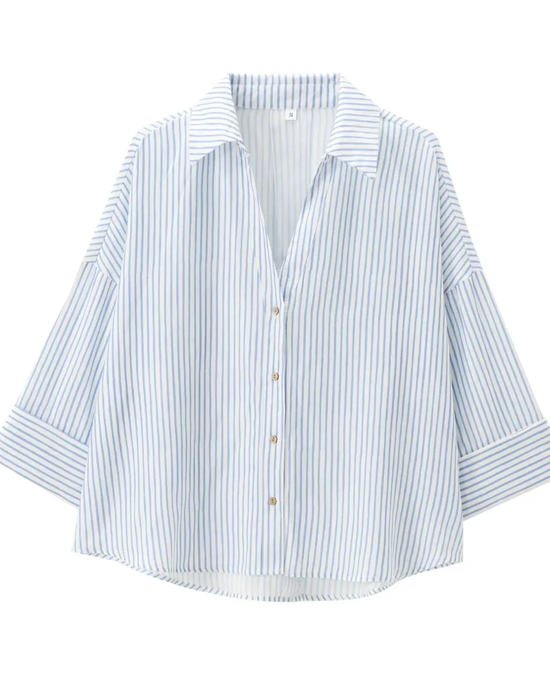 Camisa Serena – Manga Ampla & Estilo Casual