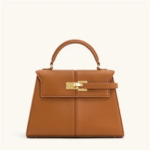 Bolsa Feminina Estruturada de Luxo – Modelo Elise em Tamanho Grande com Alça Transversal