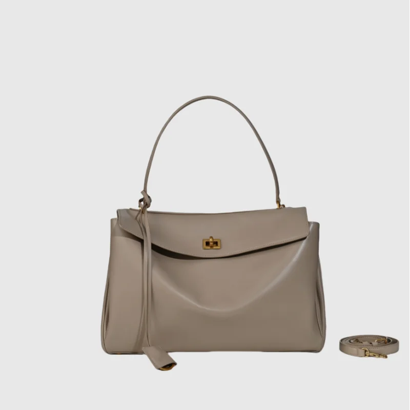 Bolsa Feminina em Couro Legítimo – Estilo Sofisticado com Alta Capacidade e Fecho Elegante