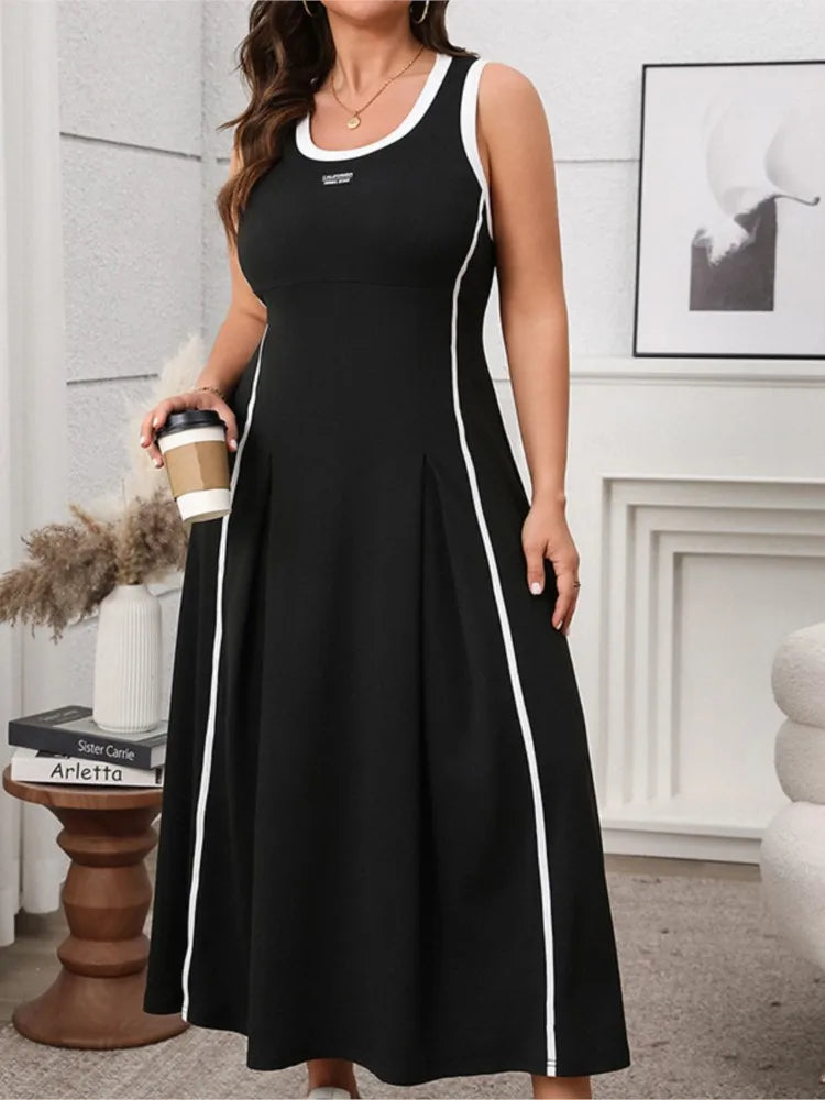 Vestido Longo Listrado Verão Belle — Elegância e Leveza em Cada Movimento