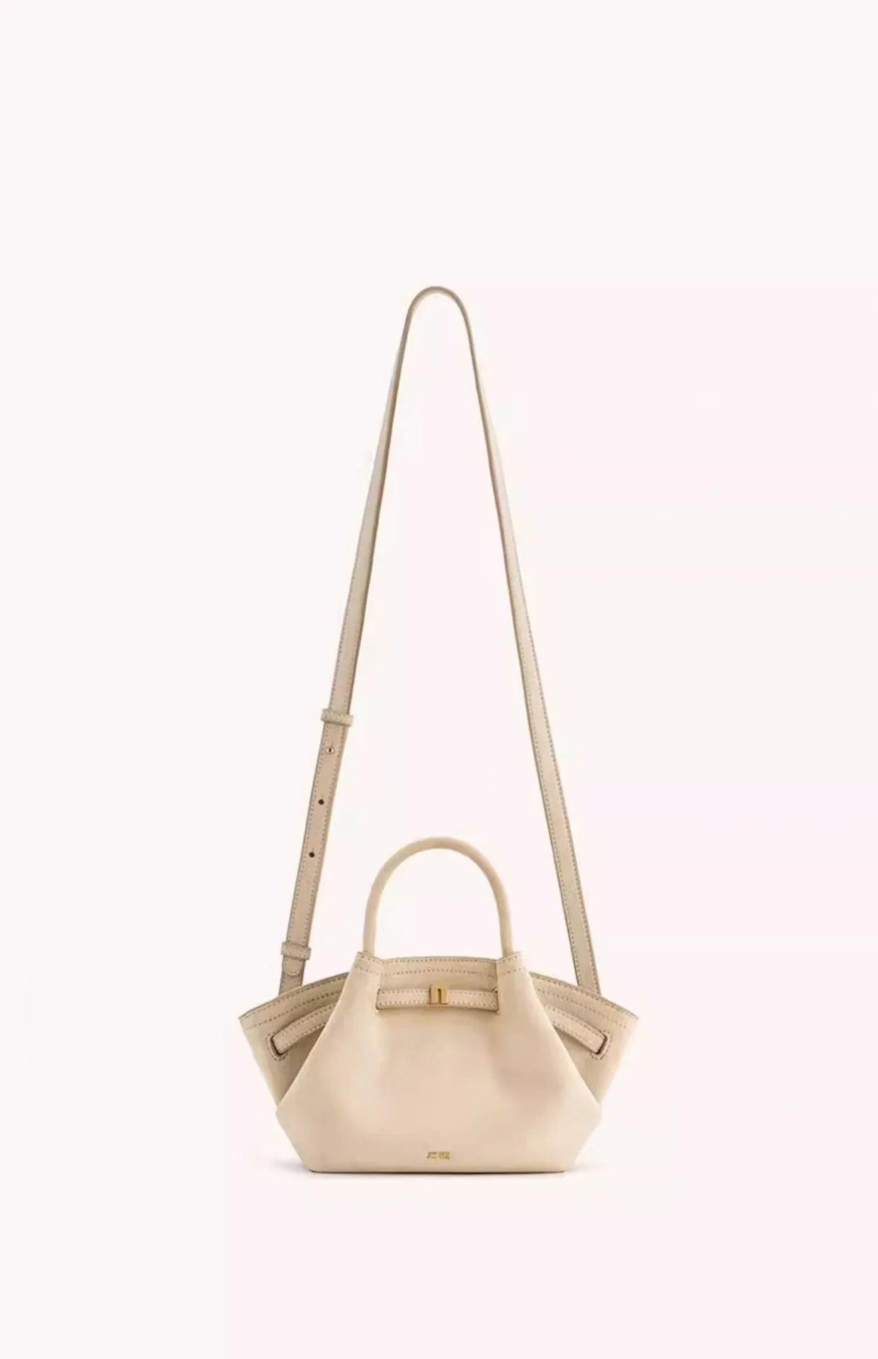 Bolsa Feminina em Camurça – Design Moderno e Compacto com Alça de Mão e Transversal