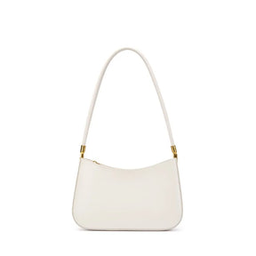 Bolsa Feminina de Ombro em Couro Legítimo – Estilo Retrô com Acabamento de Alta Costura