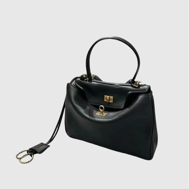 Bolsa Feminina em Couro Legítimo – Estilo Sofisticado com Alta Capacidade e Fecho Elegante