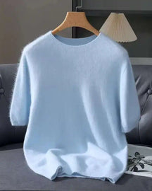 Suéter Feminino em Cashmere Mink – Blusa Gola O Casual de Luxo