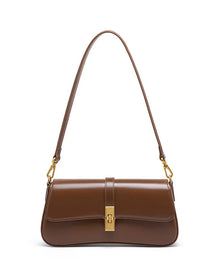 Bolsa Baguete em Couro Legítimo – Elegância Compacta para o Dia a Dia