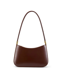 Bolsa Feminina de Ombro em Couro Legítimo – Estilo Retrô com Acabamento de Alta Costura