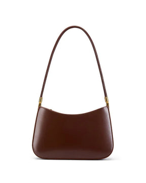 Bolsa Feminina de Ombro em Couro Legítimo – Estilo Retrô com Acabamento de Alta Costura