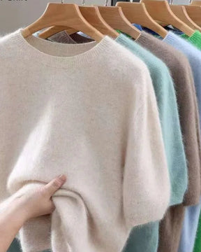 Suéter Feminino em Cashmere Mink – Blusa Gola O Casual de Luxo