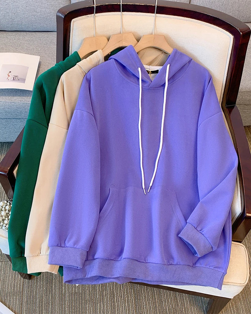 Moletom Plus Size com Capuz – Conforto e Estilo