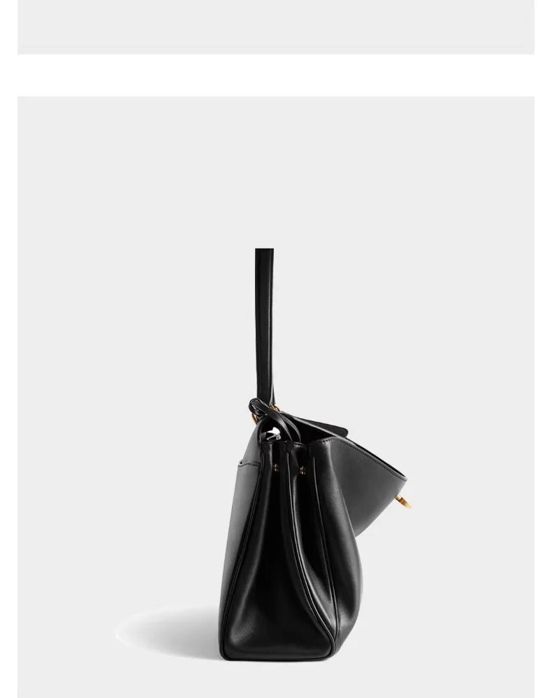 Bolsa Feminina em Couro Legítimo – Estilo Sofisticado com Alta Capacidade e Fecho Elegante